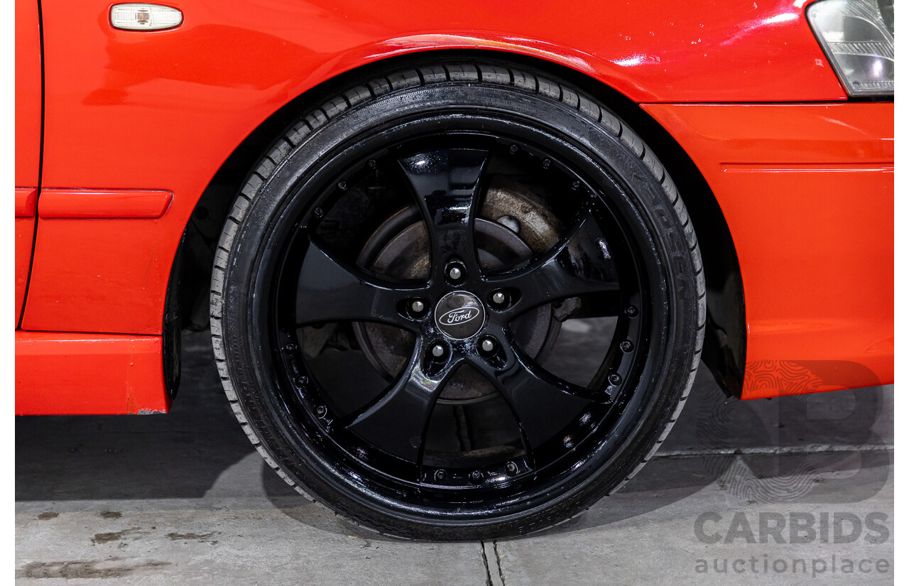 6/2006 Ford Falcon XLS BF Utility Super Cab Vixen Red 4.0L