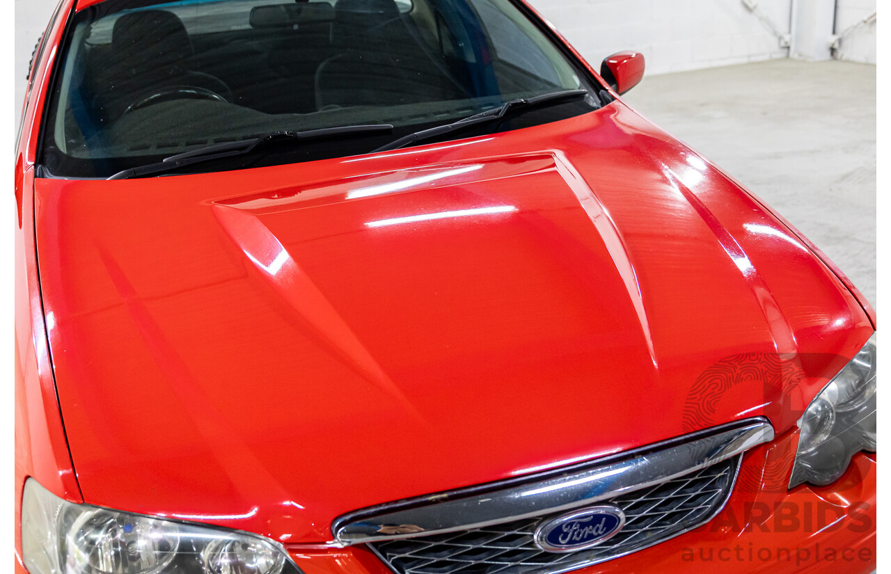 6/2006 Ford Falcon XLS BF Utility Super Cab Vixen Red 4.0L
