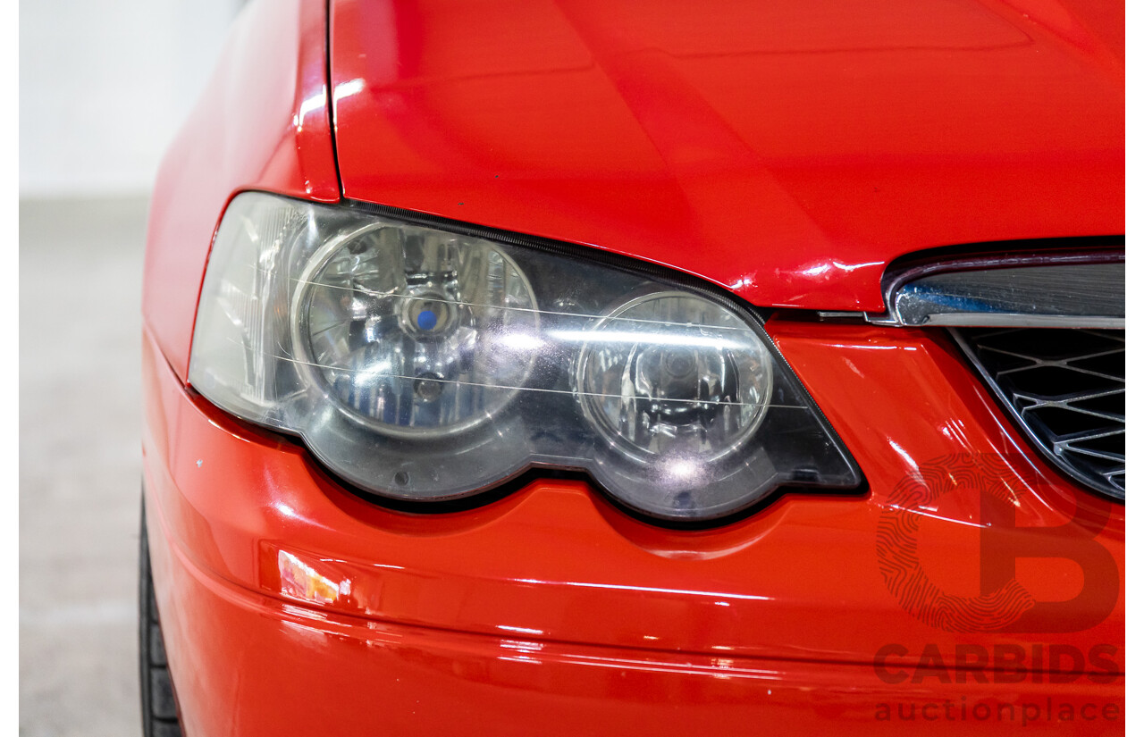 6/2006 Ford Falcon XLS BF Utility Super Cab Vixen Red 4.0L