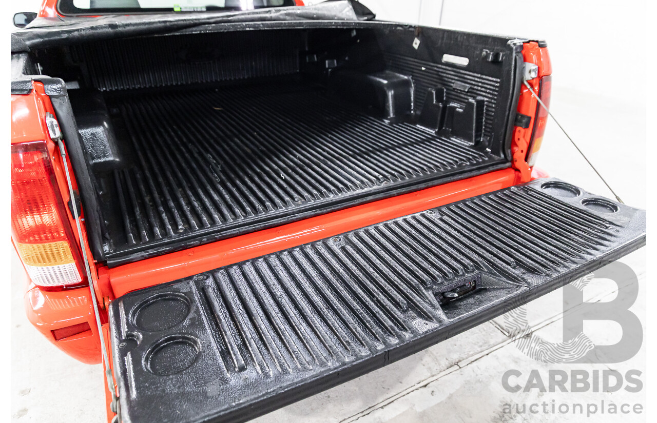 6/2006 Ford Falcon XLS BF Utility Super Cab Vixen Red 4.0L