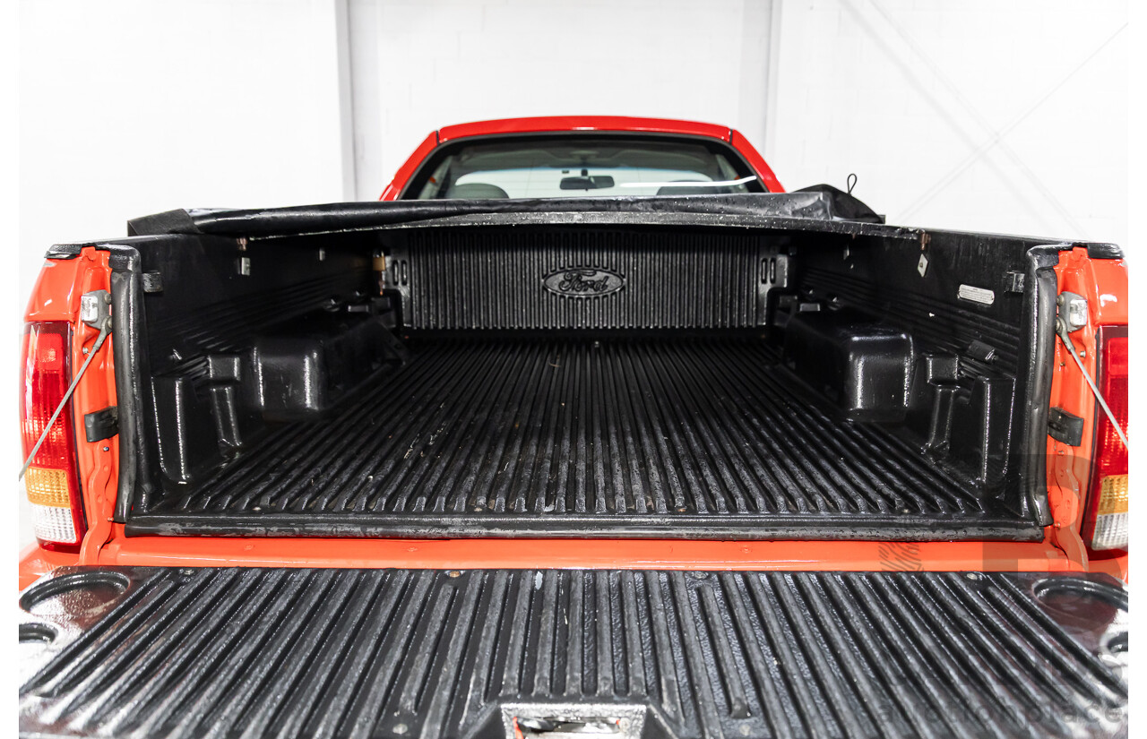 6/2006 Ford Falcon XLS BF Utility Super Cab Vixen Red 4.0L