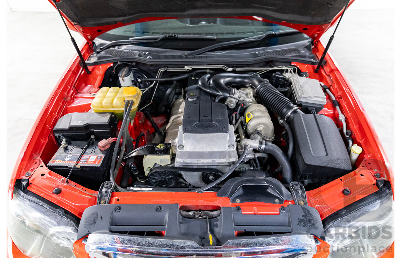 6/2006 Ford Falcon XLS BF Utility Super Cab Vixen Red 4.0L