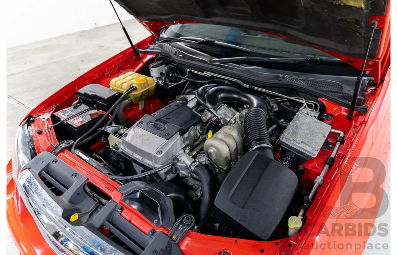 6/2006 Ford Falcon XLS BF Utility Super Cab Vixen Red 4.0L