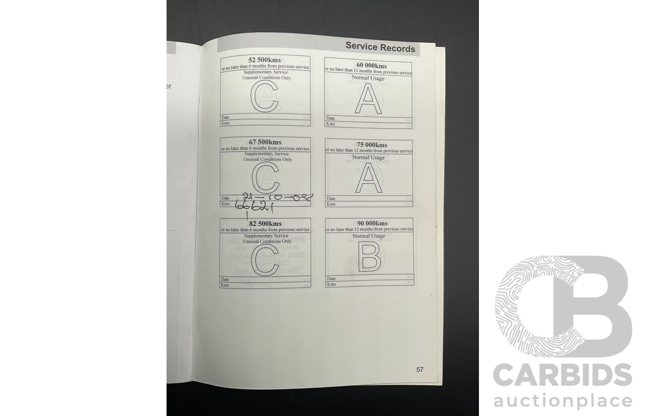 6/2006 Ford Falcon XLS BF Utility Super Cab Vixen Red 4.0L