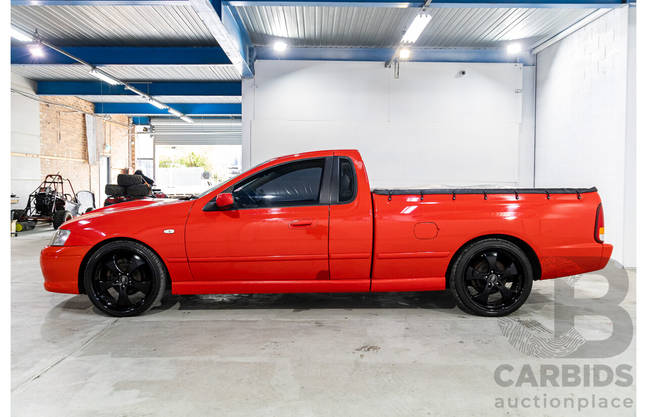 6/2006 Ford Falcon XLS BF Utility Super Cab Vixen Red 4.0L