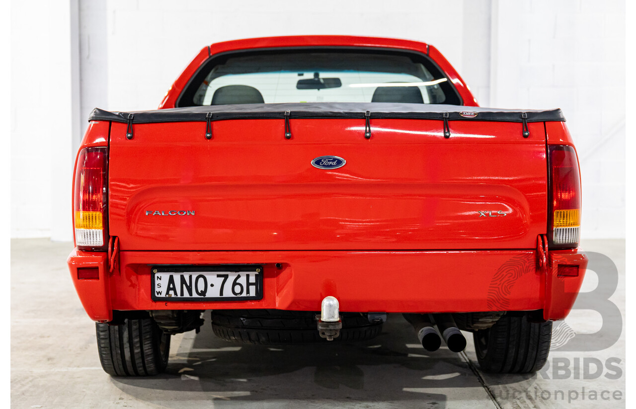 6/2006 Ford Falcon XLS BF Utility Super Cab Vixen Red 4.0L