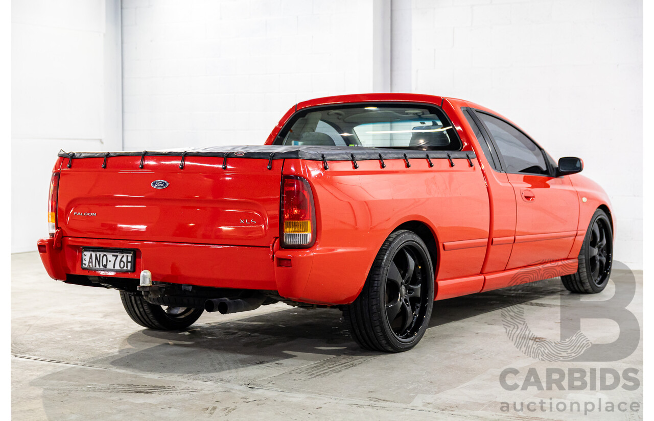 6/2006 Ford Falcon XLS BF Utility Super Cab Vixen Red 4.0L