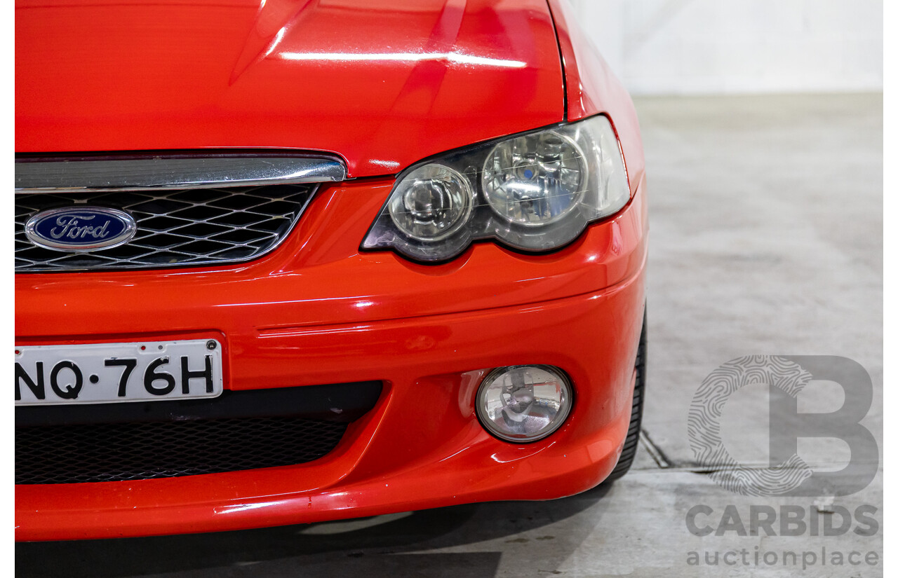 6/2006 Ford Falcon XLS BF Utility Super Cab Vixen Red 4.0L