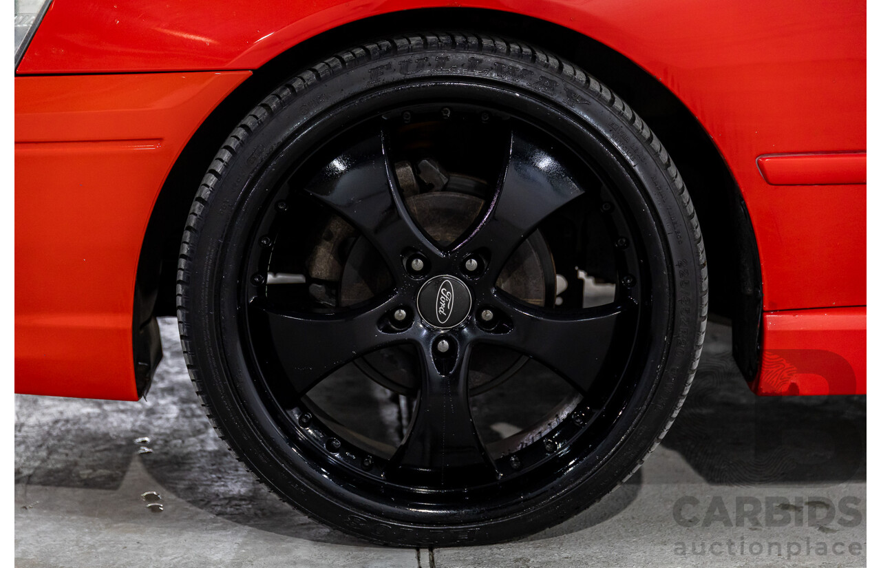 6/2006 Ford Falcon XLS BF Utility Super Cab Vixen Red 4.0L