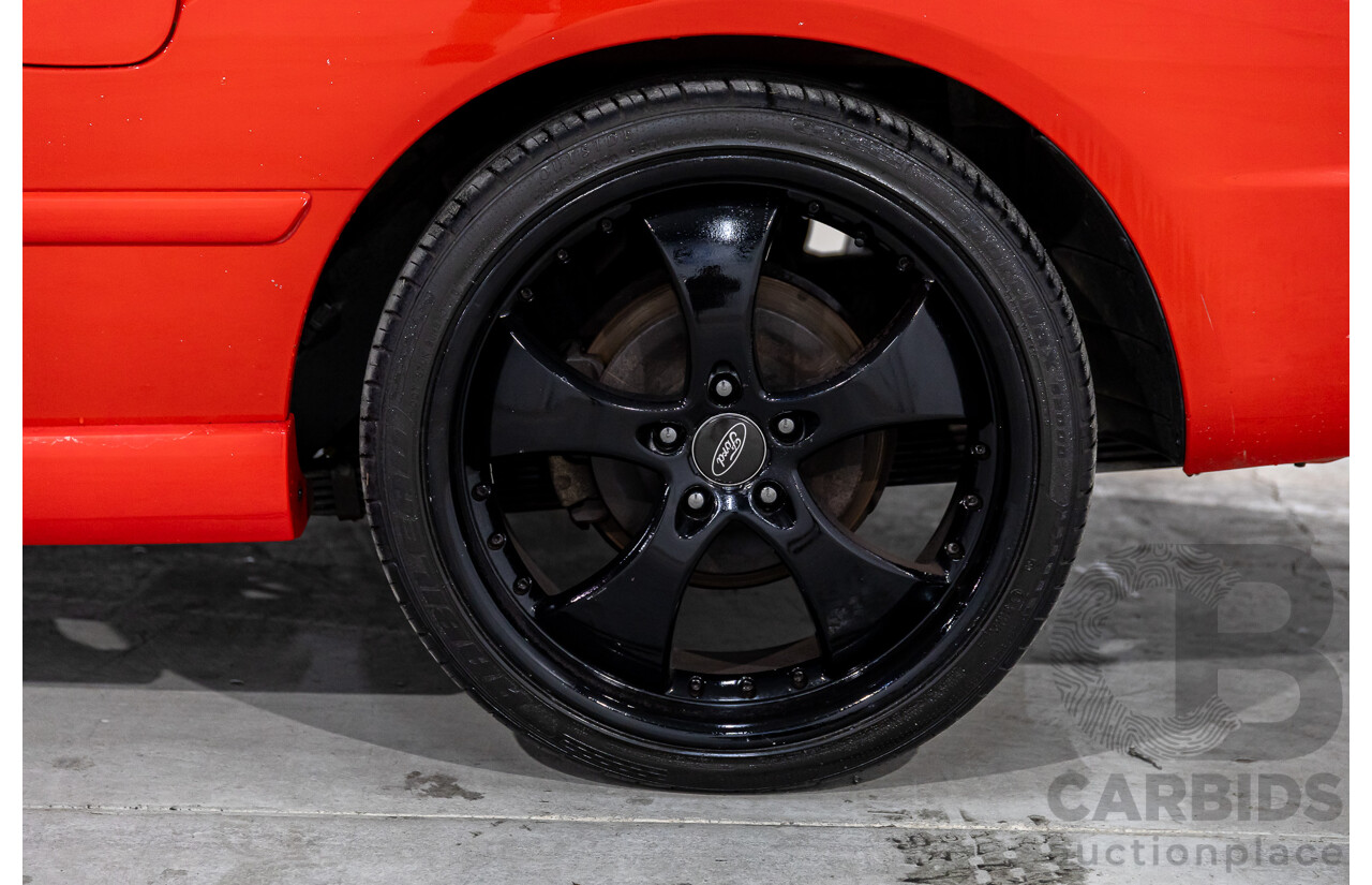 6/2006 Ford Falcon XLS BF Utility Super Cab Vixen Red 4.0L