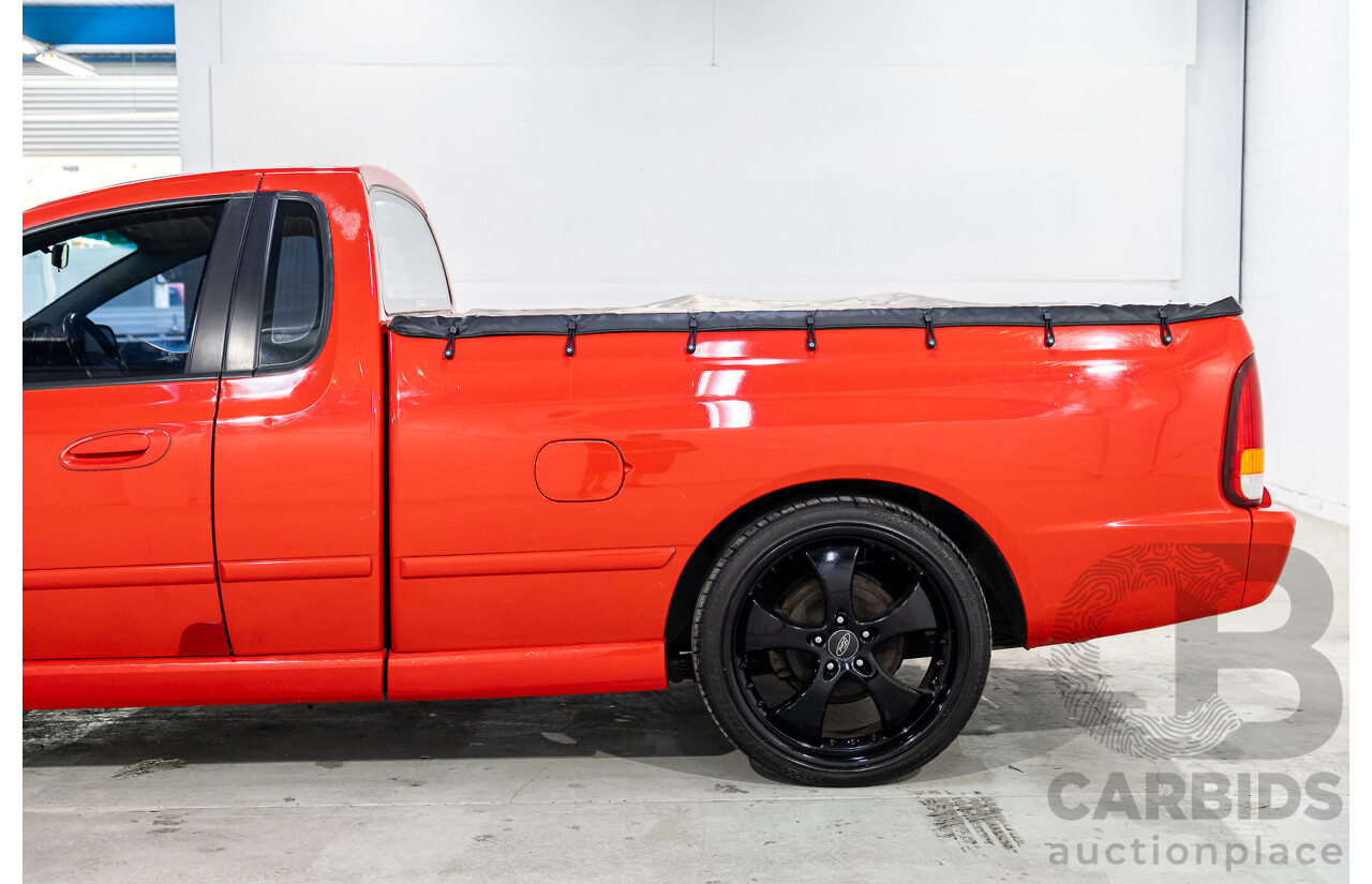6/2006 Ford Falcon XLS BF Utility Super Cab Vixen Red 4.0L