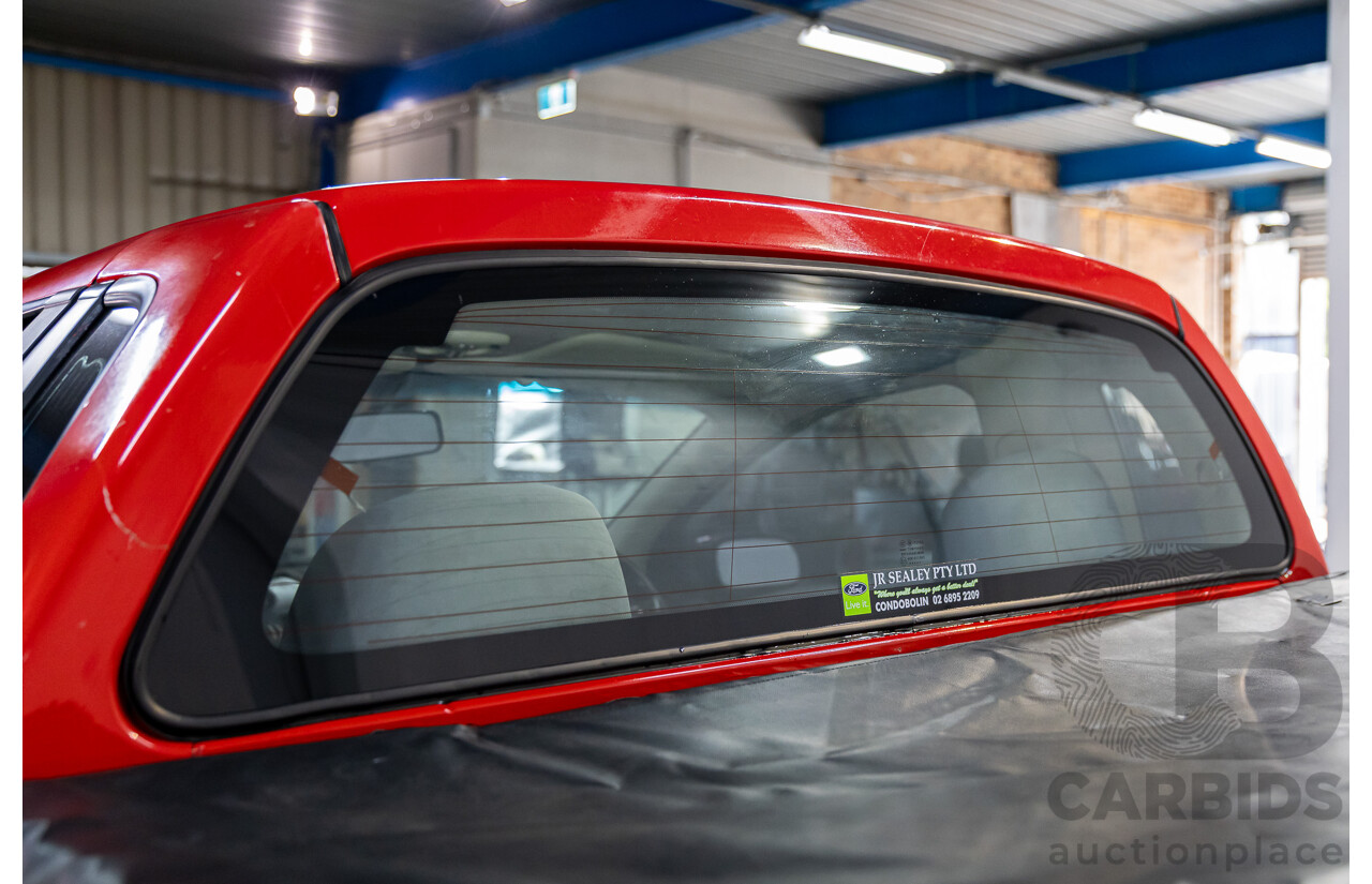 6/2006 Ford Falcon XLS BF Utility Super Cab Vixen Red 4.0L