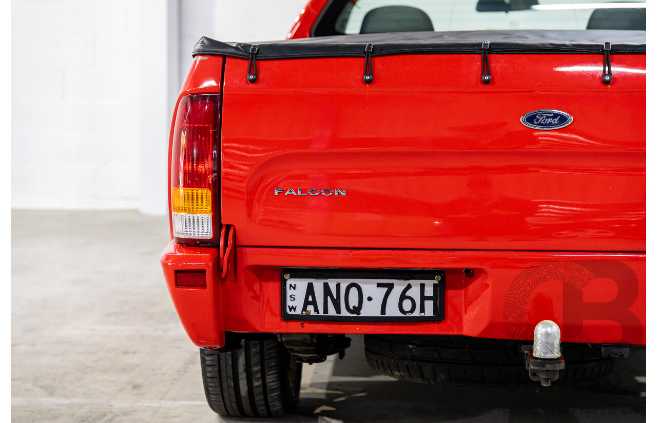 6/2006 Ford Falcon XLS BF Utility Super Cab Vixen Red 4.0L