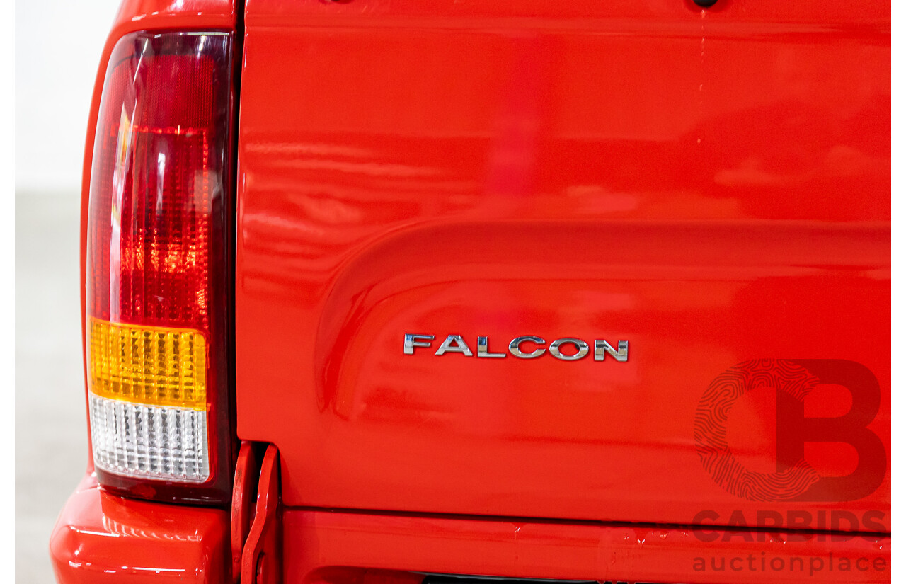 6/2006 Ford Falcon XLS BF Utility Super Cab Vixen Red 4.0L