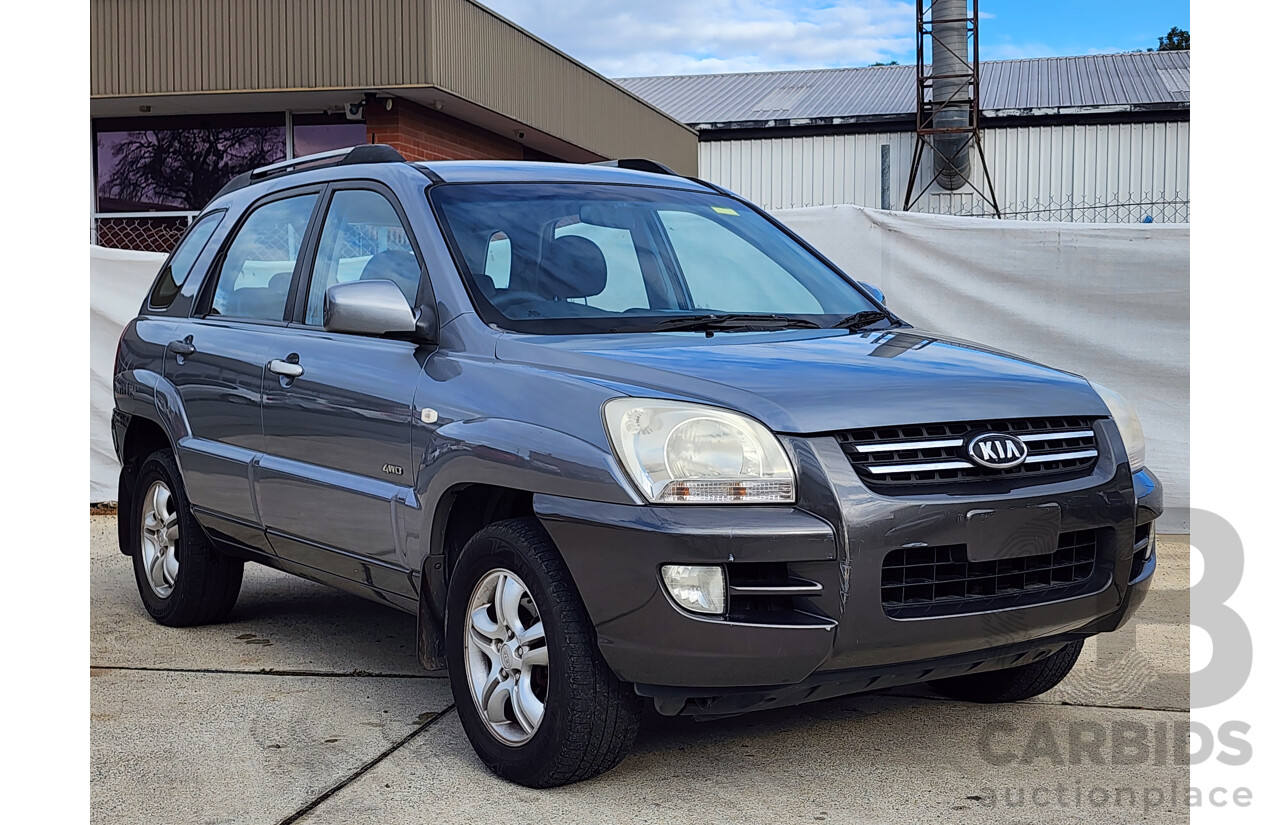 7/2005 Kia Sportage (4x4) KM 4d Wagon Silver 2.7L