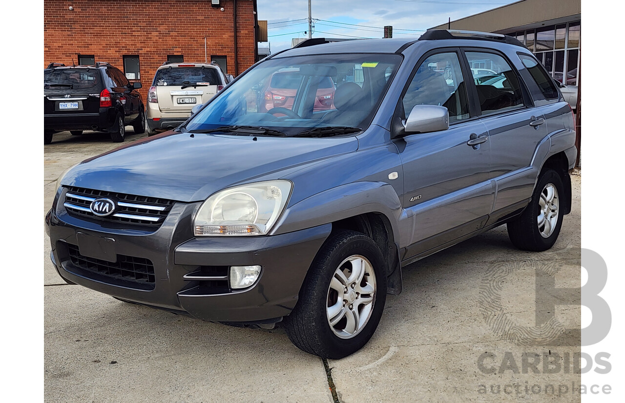 7/2005 Kia Sportage (4x4) KM 4d Wagon Silver 2.7L