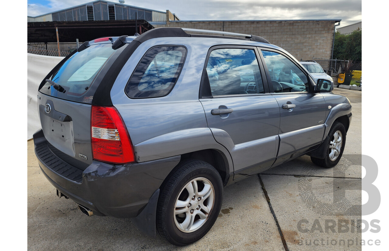 7/2005 Kia Sportage (4x4) KM 4d Wagon Silver 2.7L