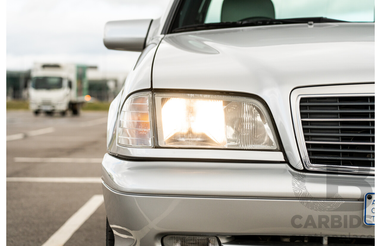 7/1998 Mercedes Benz C43 AMG W202 4d Saloon Zircon Silver Metallic V8 4.3L