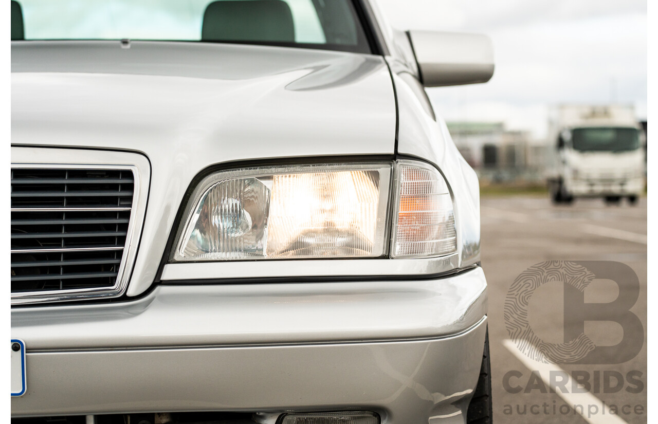 7/1998 Mercedes Benz C43 AMG W202 4d Saloon Zircon Silver Metallic V8 4.3L