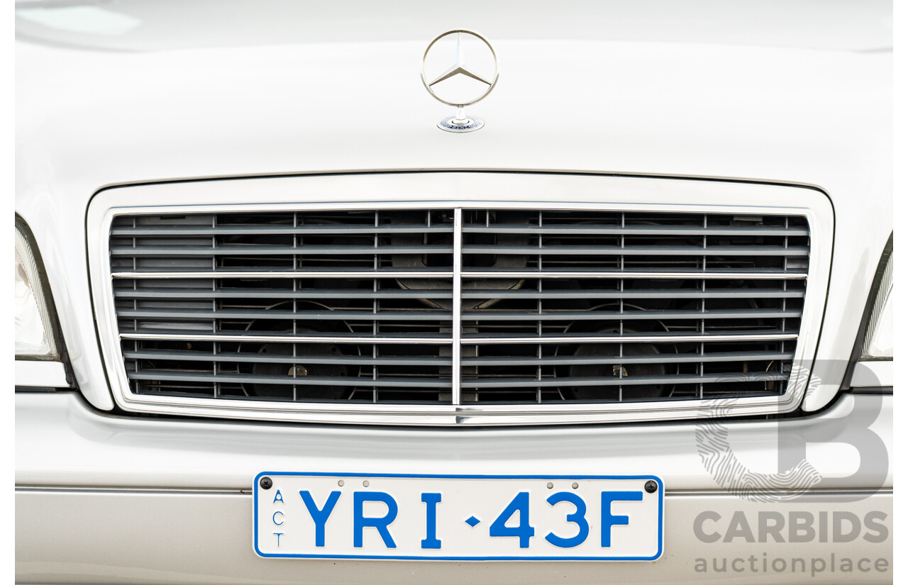 7/1998 Mercedes Benz C43 AMG W202 4d Saloon Zircon Silver Metallic V8 4.3L