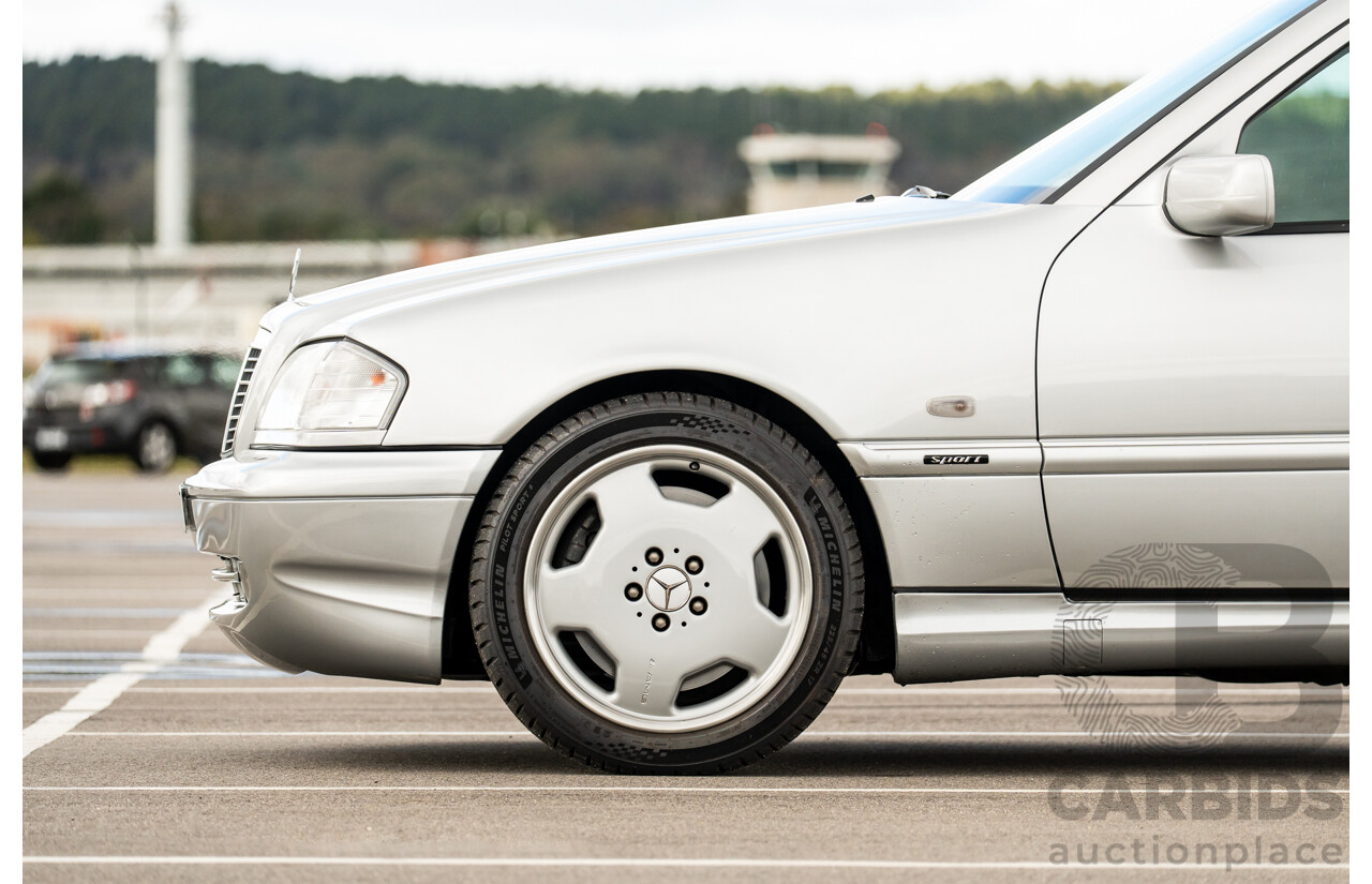 7/1998 Mercedes Benz C43 AMG W202 4d Saloon Zircon Silver Metallic V8 4.3L