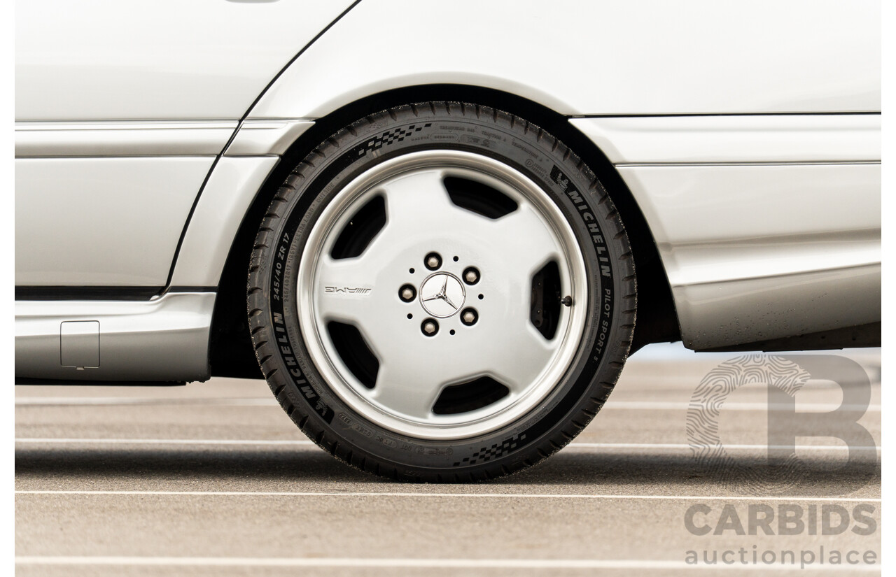 7/1998 Mercedes Benz C43 AMG W202 4d Saloon Zircon Silver Metallic V8 4.3L