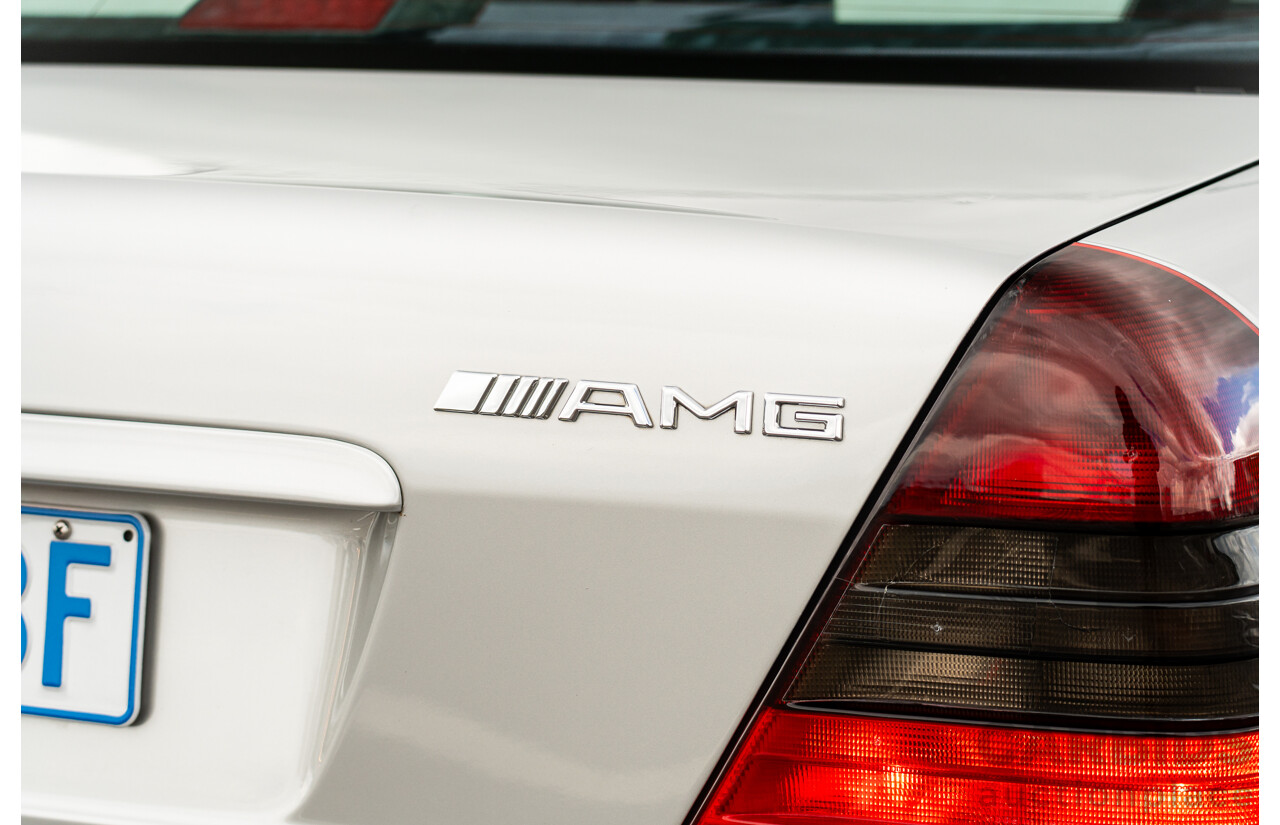 7/1998 Mercedes Benz C43 AMG W202 4d Saloon Zircon Silver Metallic V8 4.3L