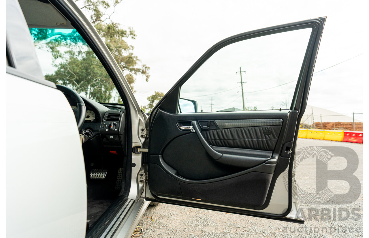 7/1998 Mercedes Benz C43 AMG W202 4d Saloon Zircon Silver Metallic V8 4.3L