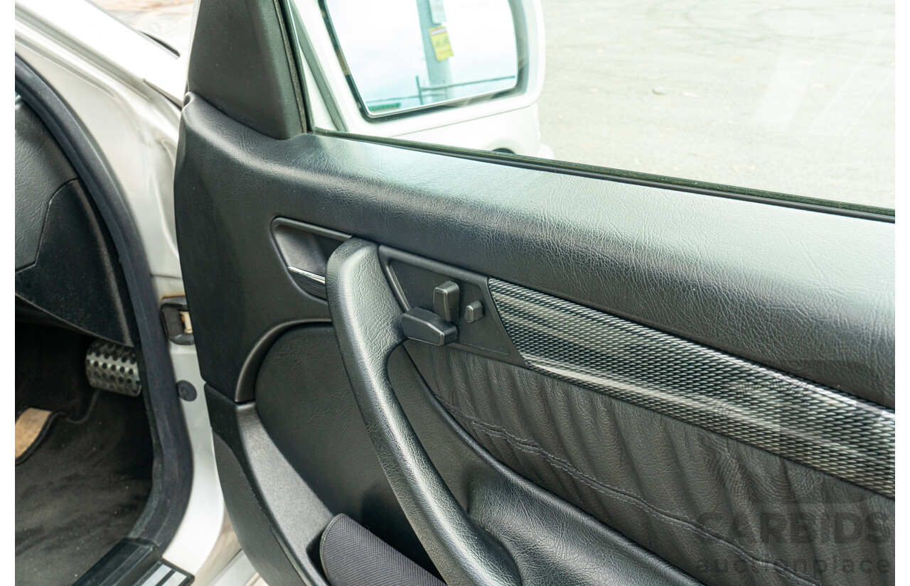 7/1998 Mercedes Benz C43 AMG W202 4d Saloon Zircon Silver Metallic V8 4.3L