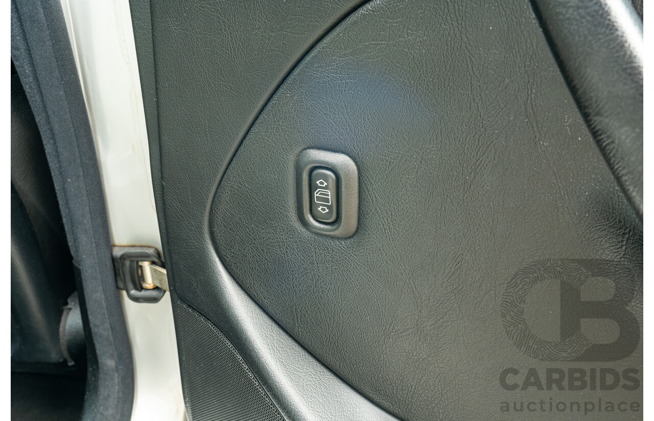 7/1998 Mercedes Benz C43 AMG W202 4d Saloon Zircon Silver Metallic V8 4.3L