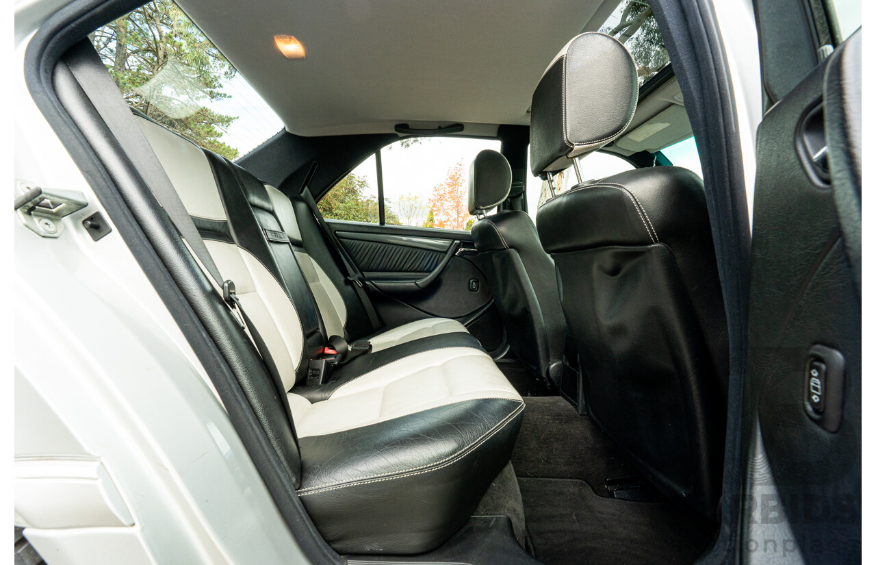 7/1998 Mercedes Benz C43 AMG W202 4d Saloon Zircon Silver Metallic V8 4.3L