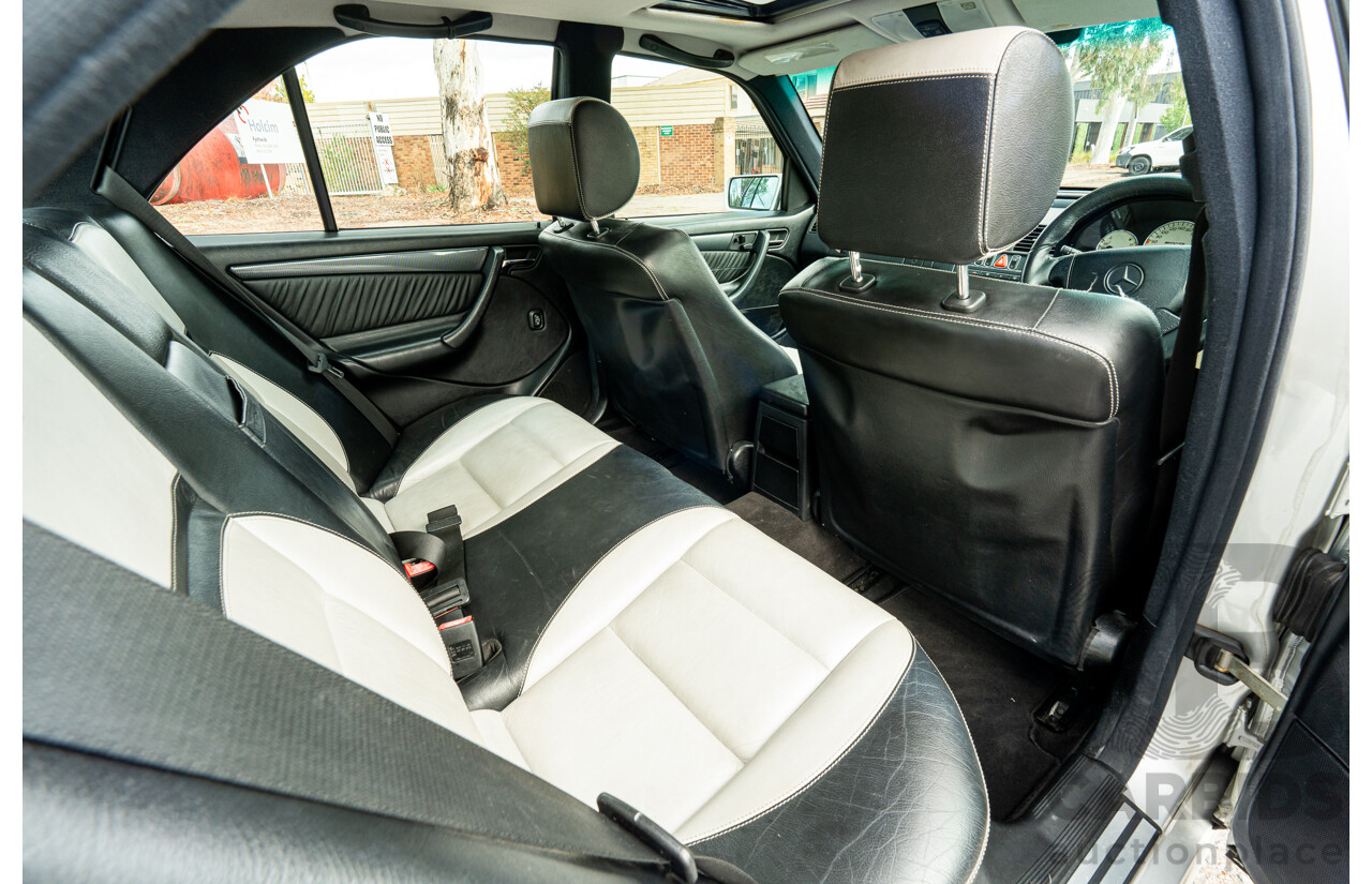 7/1998 Mercedes Benz C43 AMG W202 4d Saloon Zircon Silver Metallic V8 4.3L