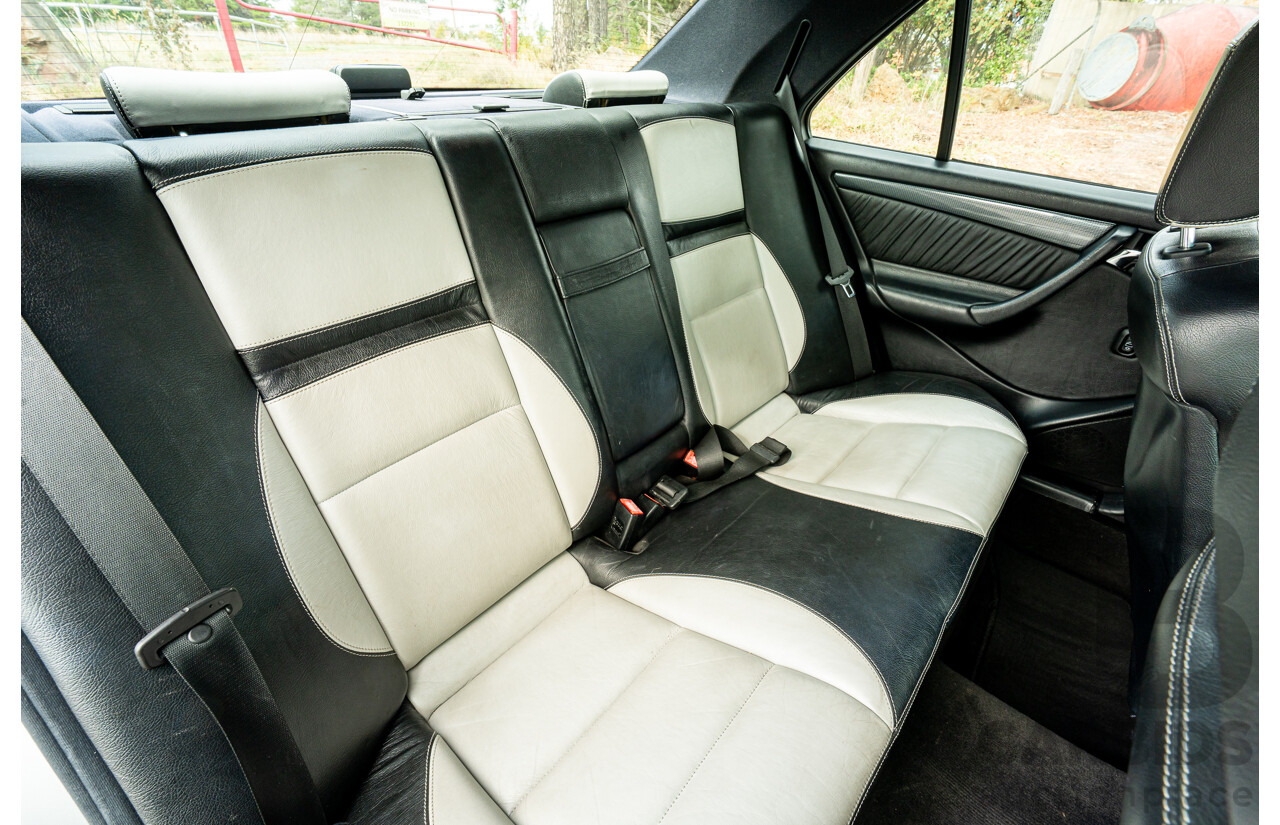 7/1998 Mercedes Benz C43 AMG W202 4d Saloon Zircon Silver Metallic V8 4.3L