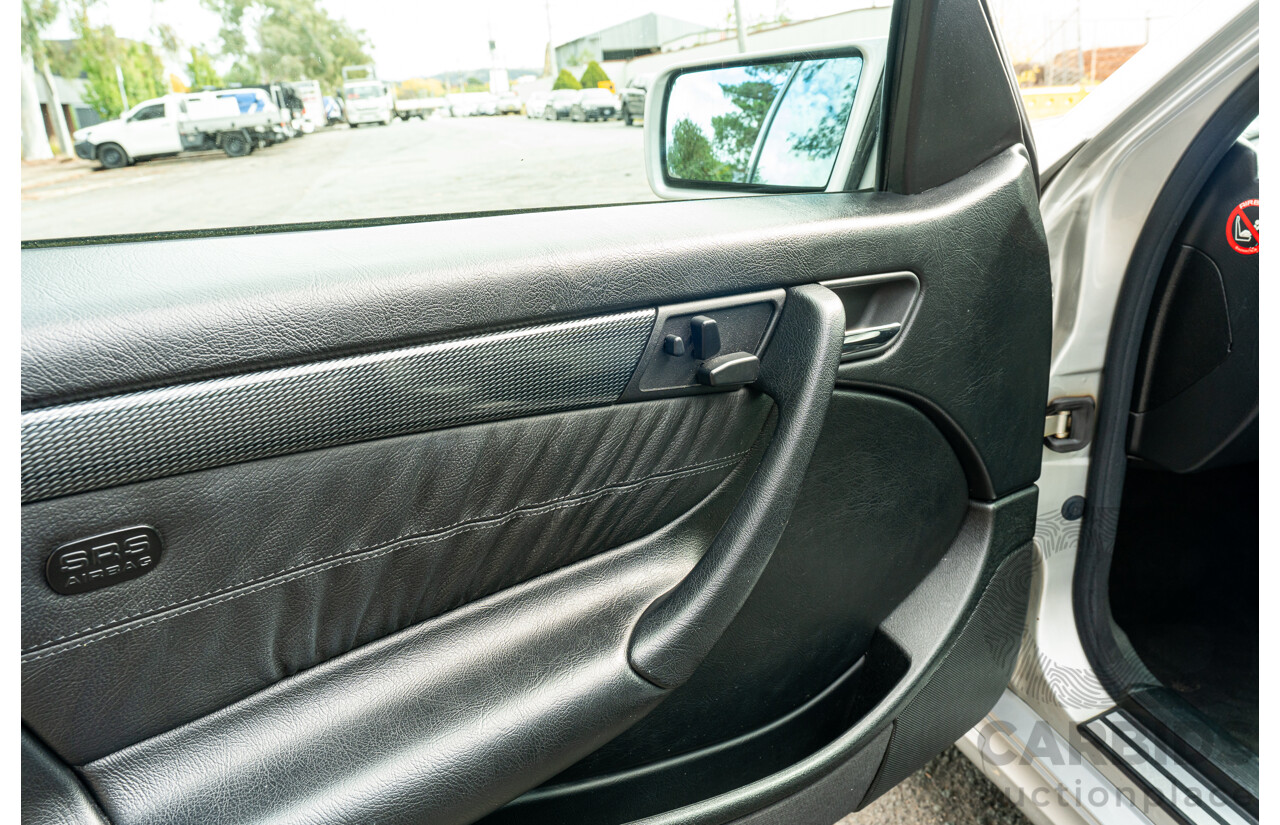 7/1998 Mercedes Benz C43 AMG W202 4d Saloon Zircon Silver Metallic V8 4.3L