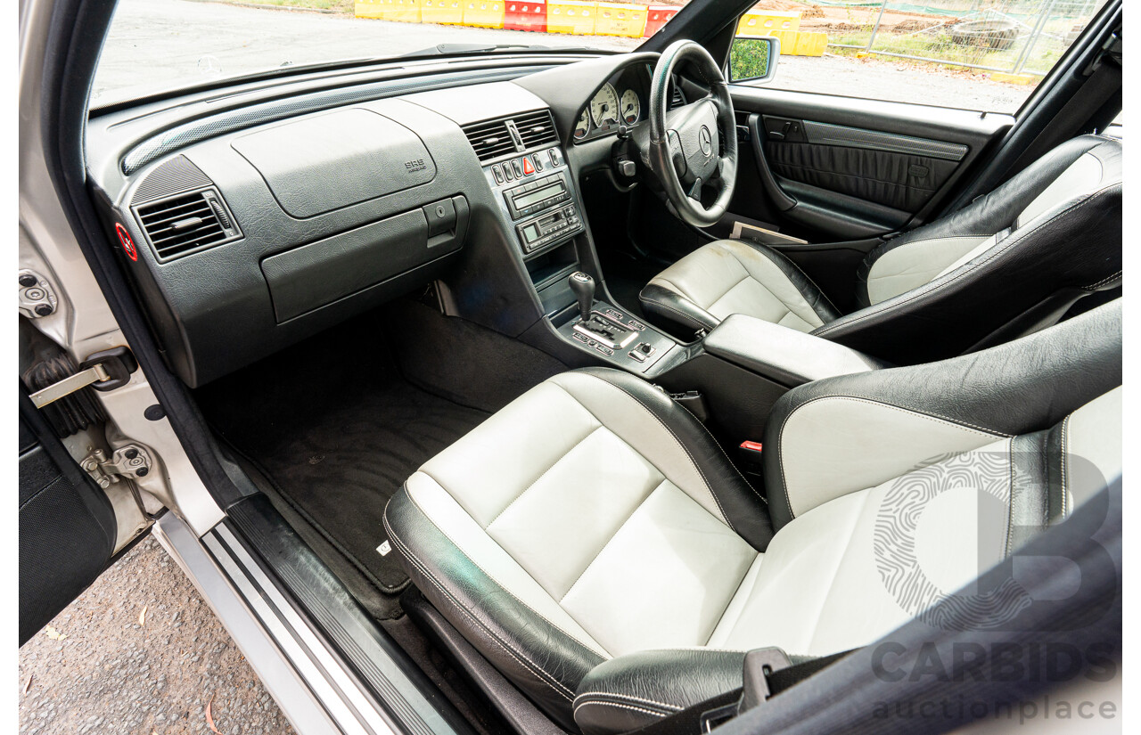 7/1998 Mercedes Benz C43 AMG W202 4d Saloon Zircon Silver Metallic V8 4.3L