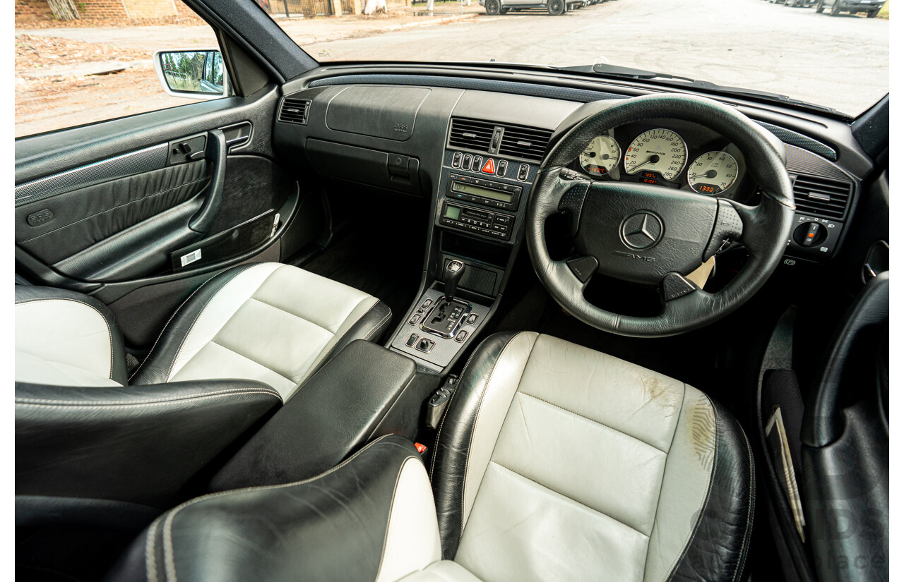 7/1998 Mercedes Benz C43 AMG W202 4d Saloon Zircon Silver Metallic V8 4.3L