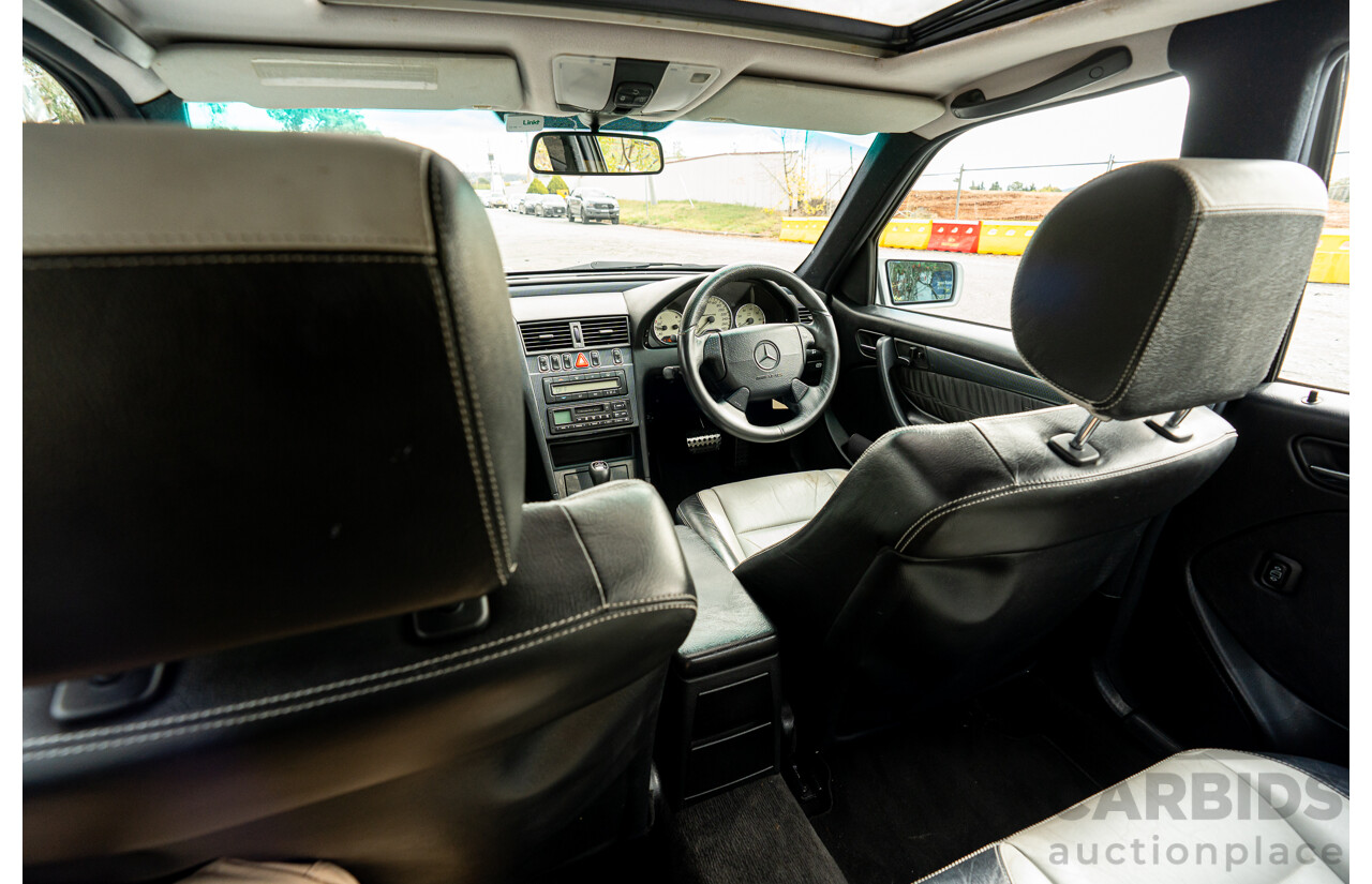 7/1998 Mercedes Benz C43 AMG W202 4d Saloon Zircon Silver Metallic V8 4.3L