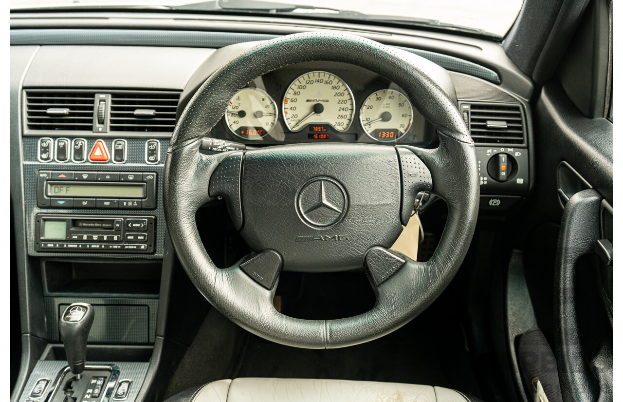 7/1998 Mercedes Benz C43 AMG W202 4d Saloon Zircon Silver Metallic V8 4.3L