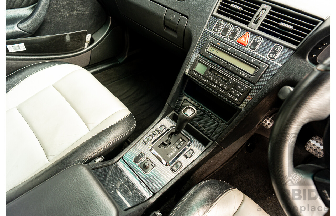 7/1998 Mercedes Benz C43 AMG W202 4d Saloon Zircon Silver Metallic V8 4.3L