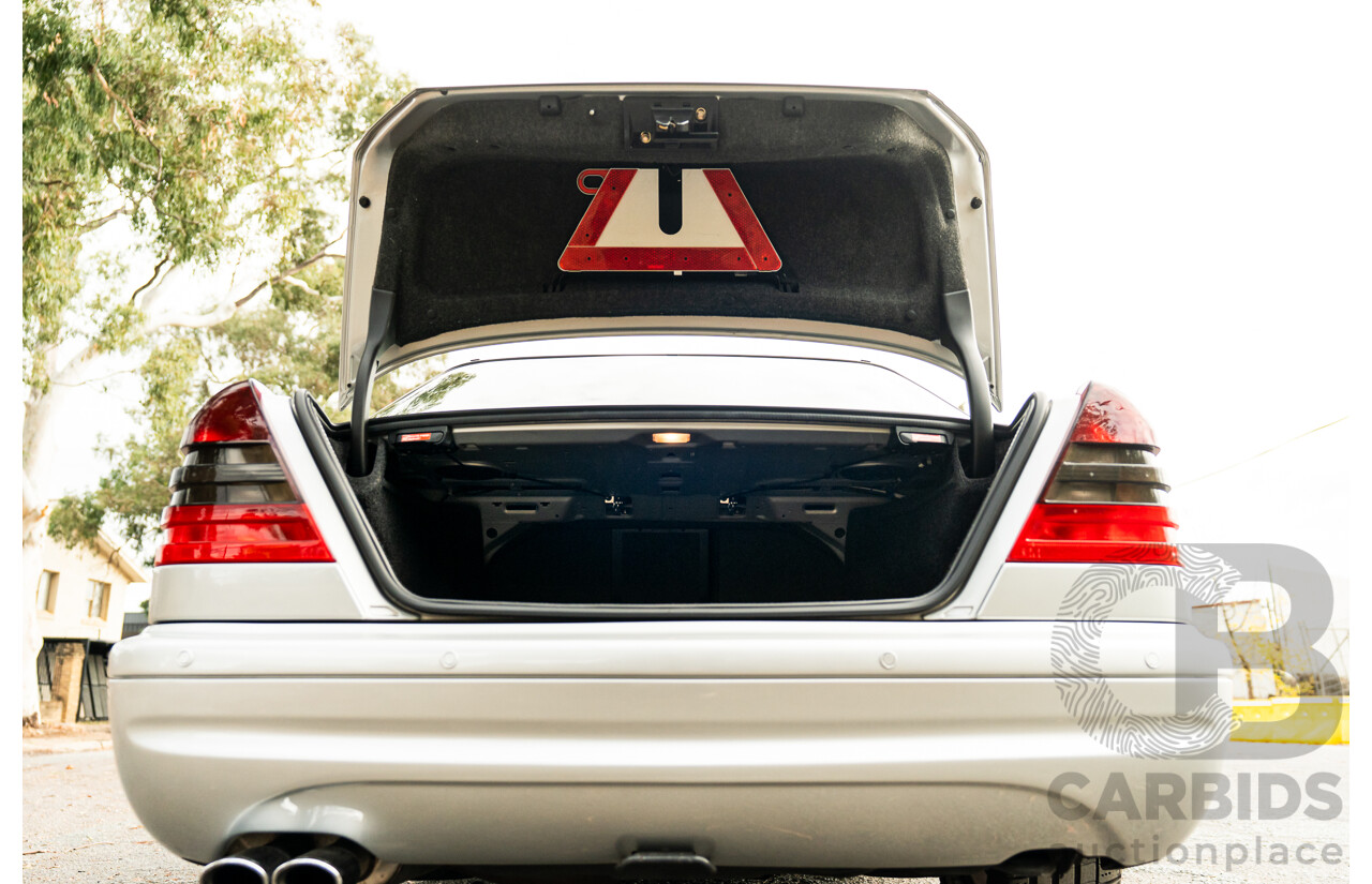 7/1998 Mercedes Benz C43 AMG W202 4d Saloon Zircon Silver Metallic V8 4.3L