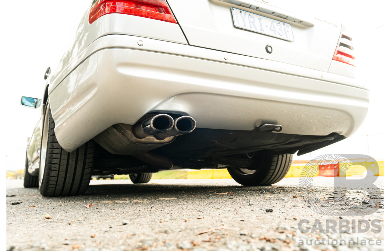 7/1998 Mercedes Benz C43 AMG W202 4d Saloon Zircon Silver Metallic V8 4.3L