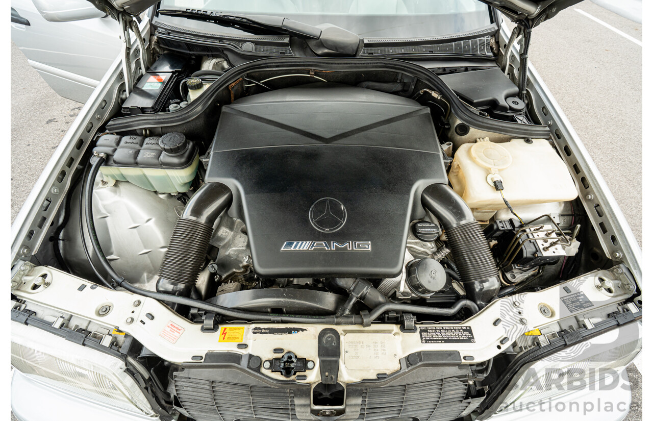 7/1998 Mercedes Benz C43 AMG W202 4d Saloon Zircon Silver Metallic V8 4.3L