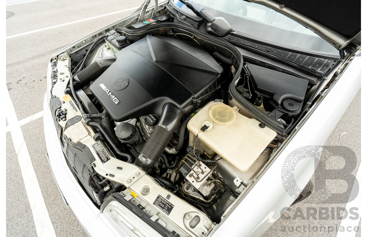 7/1998 Mercedes Benz C43 AMG W202 4d Saloon Zircon Silver Metallic V8 4.3L