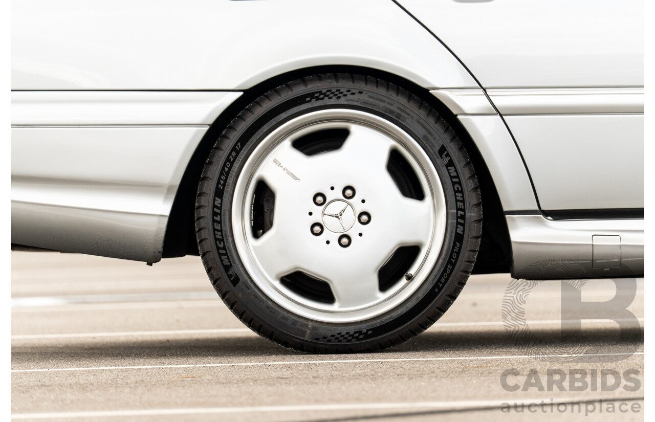 7/1998 Mercedes Benz C43 AMG W202 4d Saloon Zircon Silver Metallic V8 4.3L