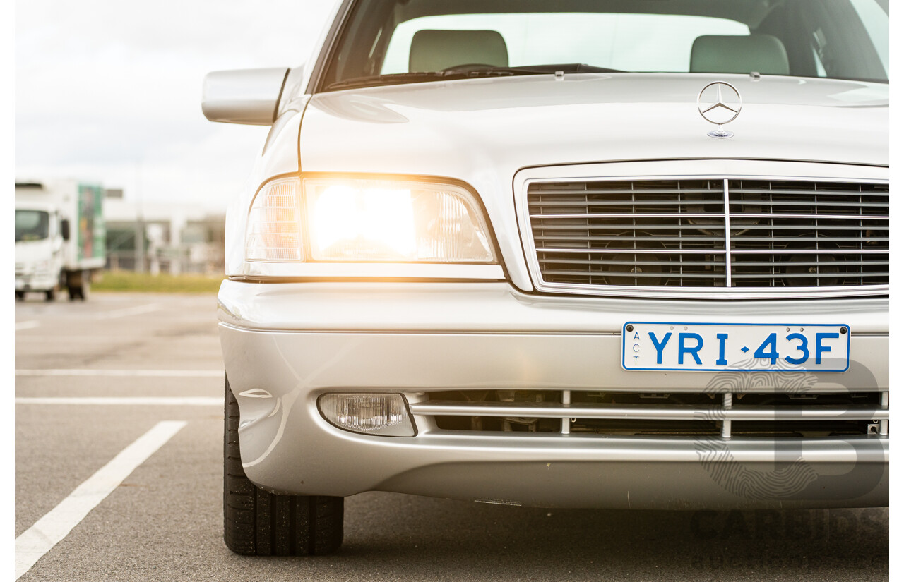 7/1998 Mercedes Benz C43 AMG W202 4d Saloon Zircon Silver Metallic V8 4.3L