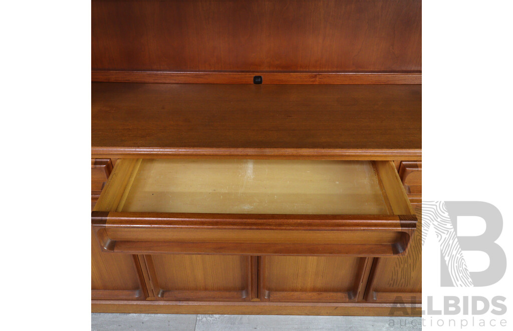Large Teak Wall Unit by Chiswell