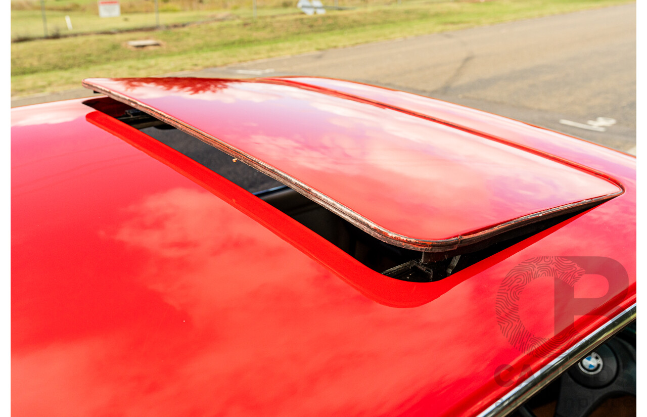 9/1988 BMW 320i E30 2d Coupe Zinoberrot (Vermillion) Red 2.0L