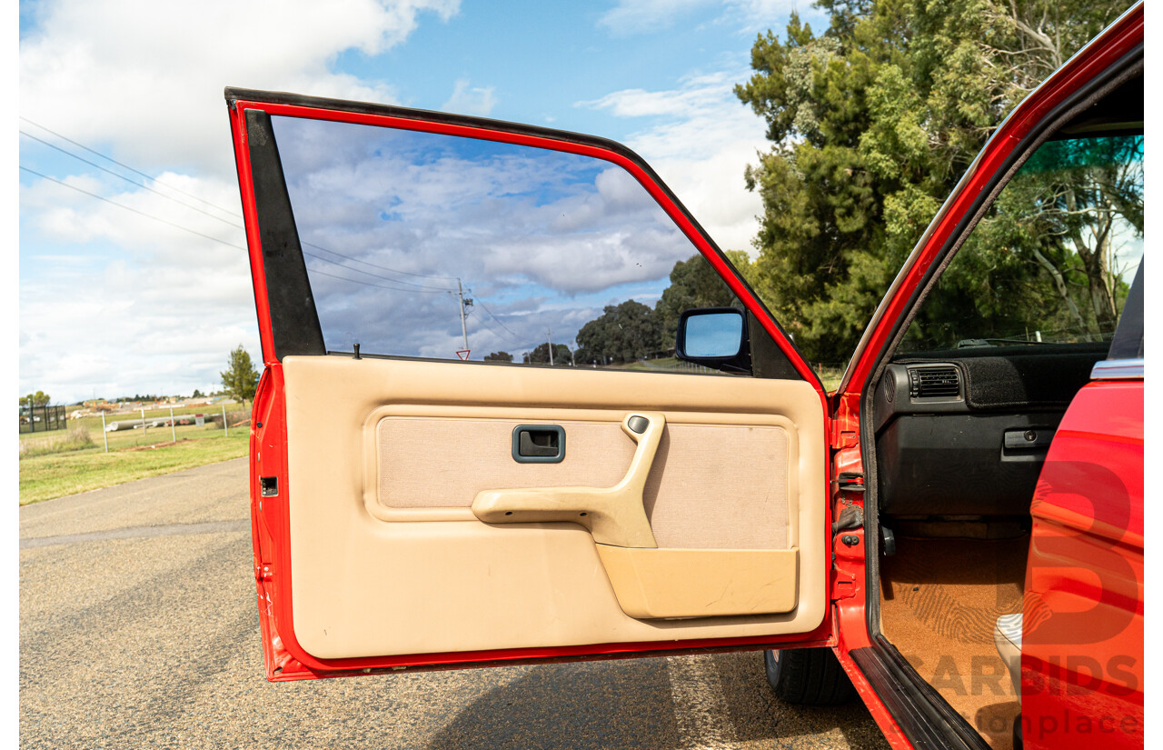 9/1988 BMW 320i E30 2d Coupe Zinoberrot (Vermillion) Red 2.0L