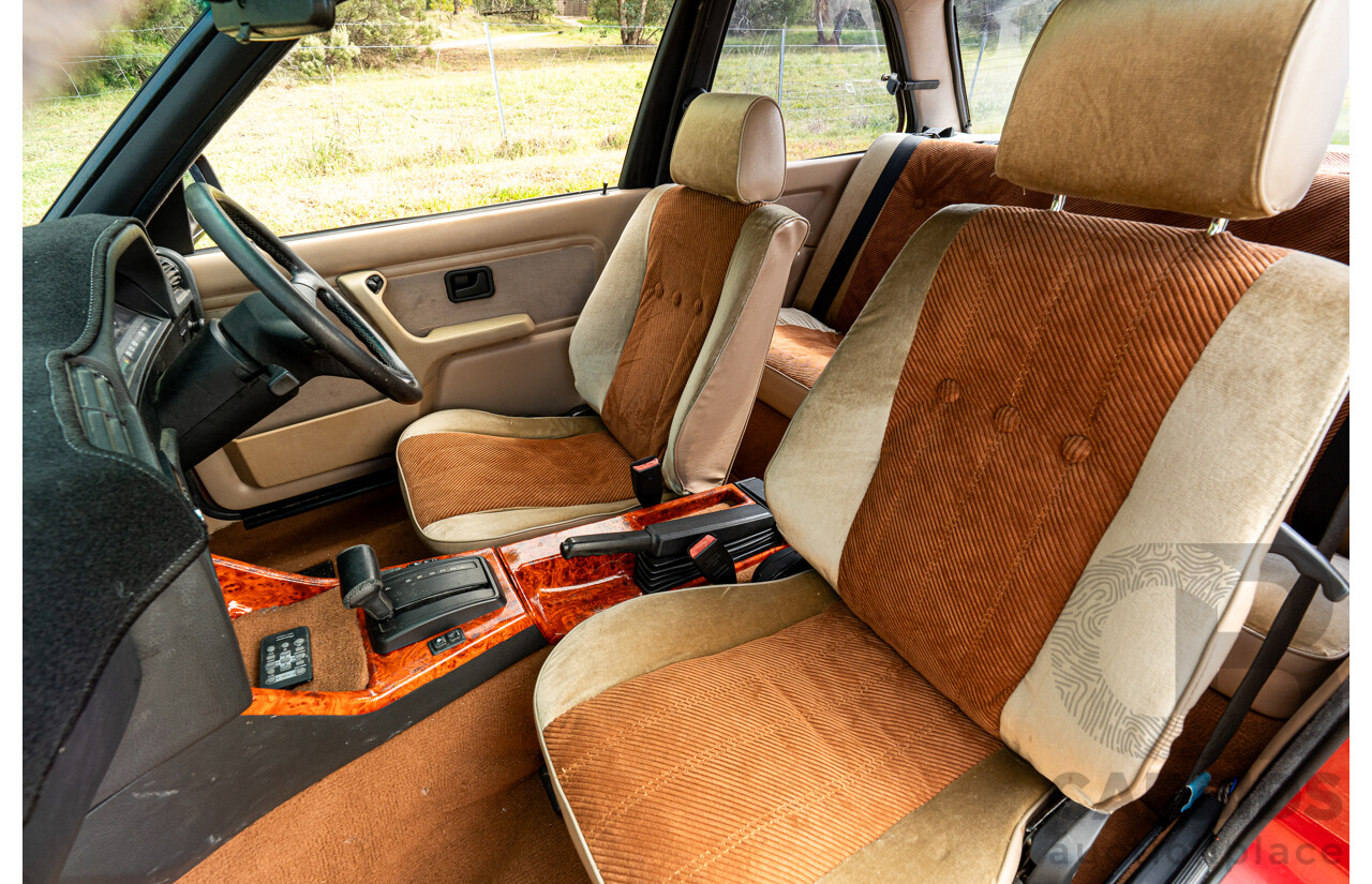 9/1988 BMW 320i E30 2d Coupe Zinoberrot (Vermillion) Red 2.0L