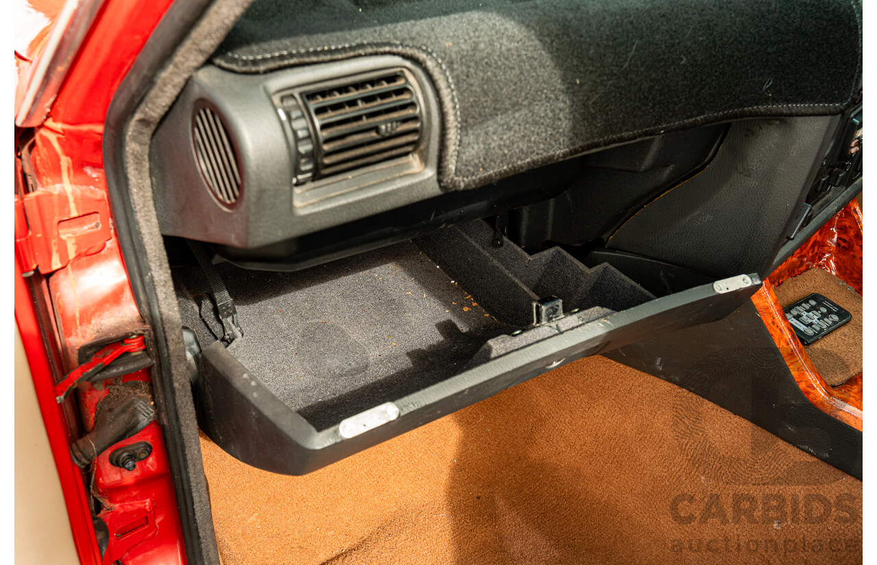 9/1988 BMW 320i E30 2d Coupe Zinoberrot (Vermillion) Red 2.0L